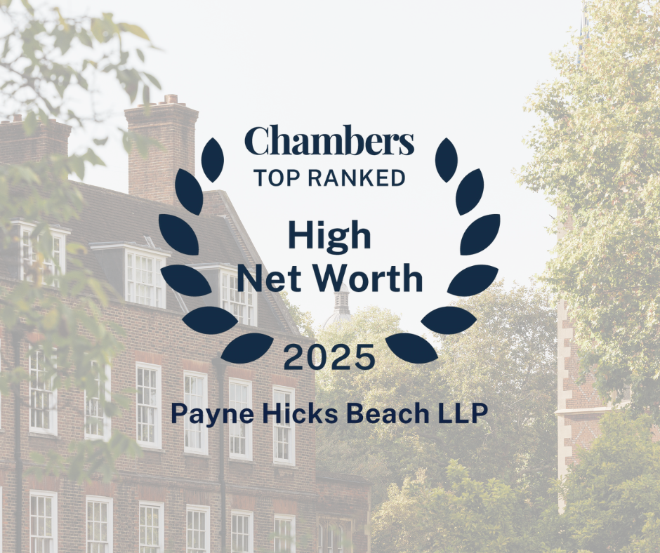 Chambers Top Ranked High Net Worth 2025